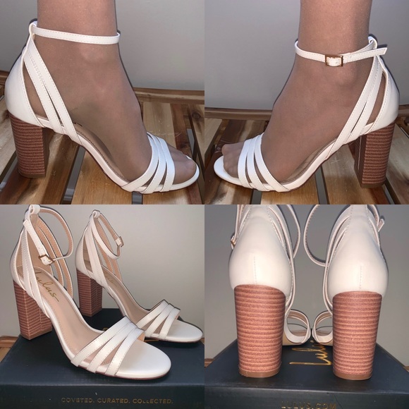 Lulus Shayla White Ankle Strap Heels - Picture 6 of 7